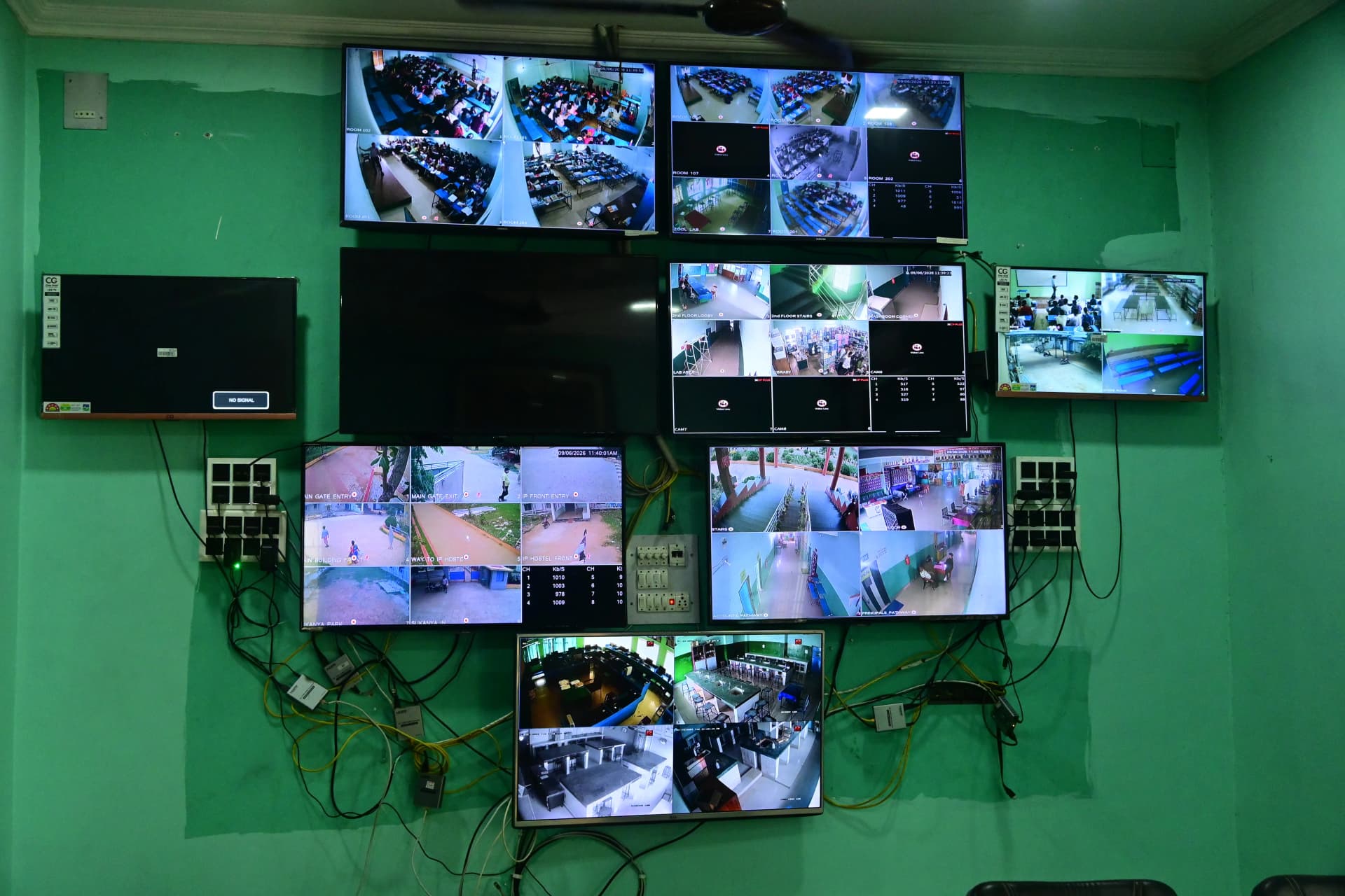 Campus with CCTV